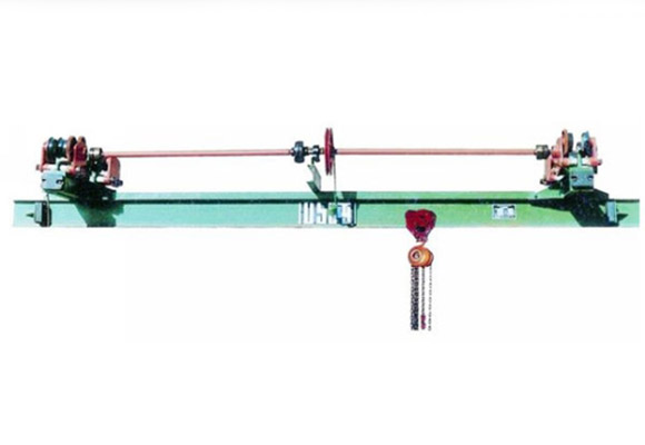 جرثقیل بالادستی تک تیرکوب دستی