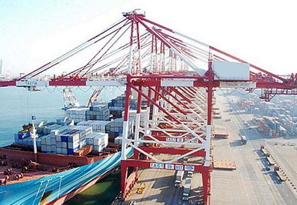 جرثقیل کانتینر ساحلی